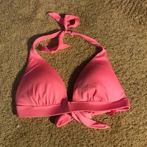 Victoria’s Secret pink triangle swimsuit top